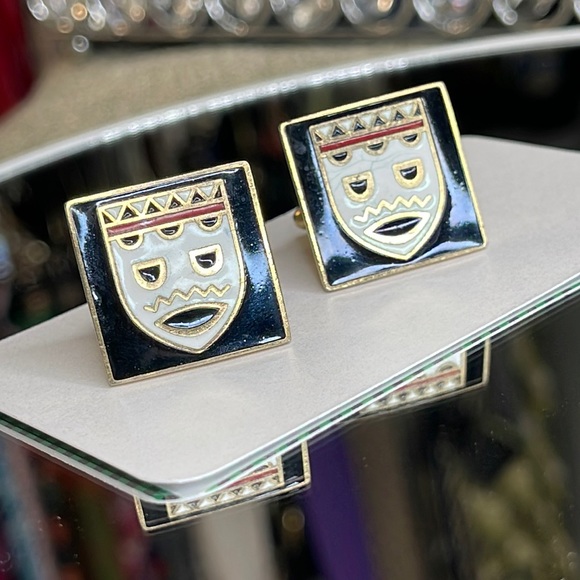 💕Vintage Enamel Swank Cufflinks💕 - Picture 6 of 6
